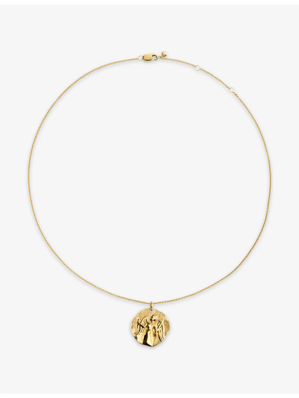 Virgo Zodiac 18ct Yellow Gold Vermeil Pendant Necklace - 1