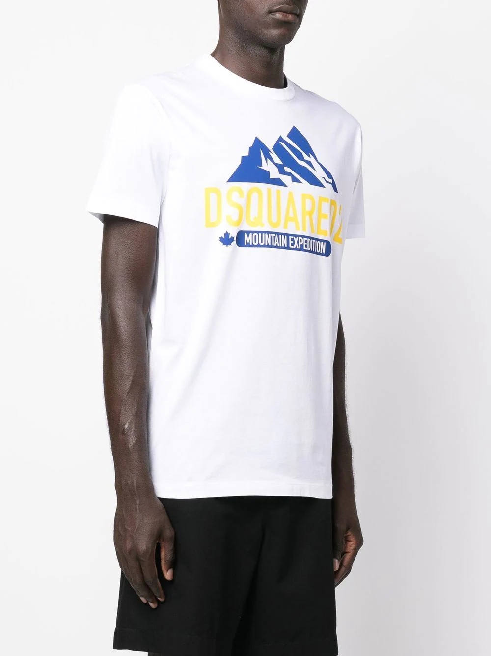 Mountain logo-print T-shirt - 3