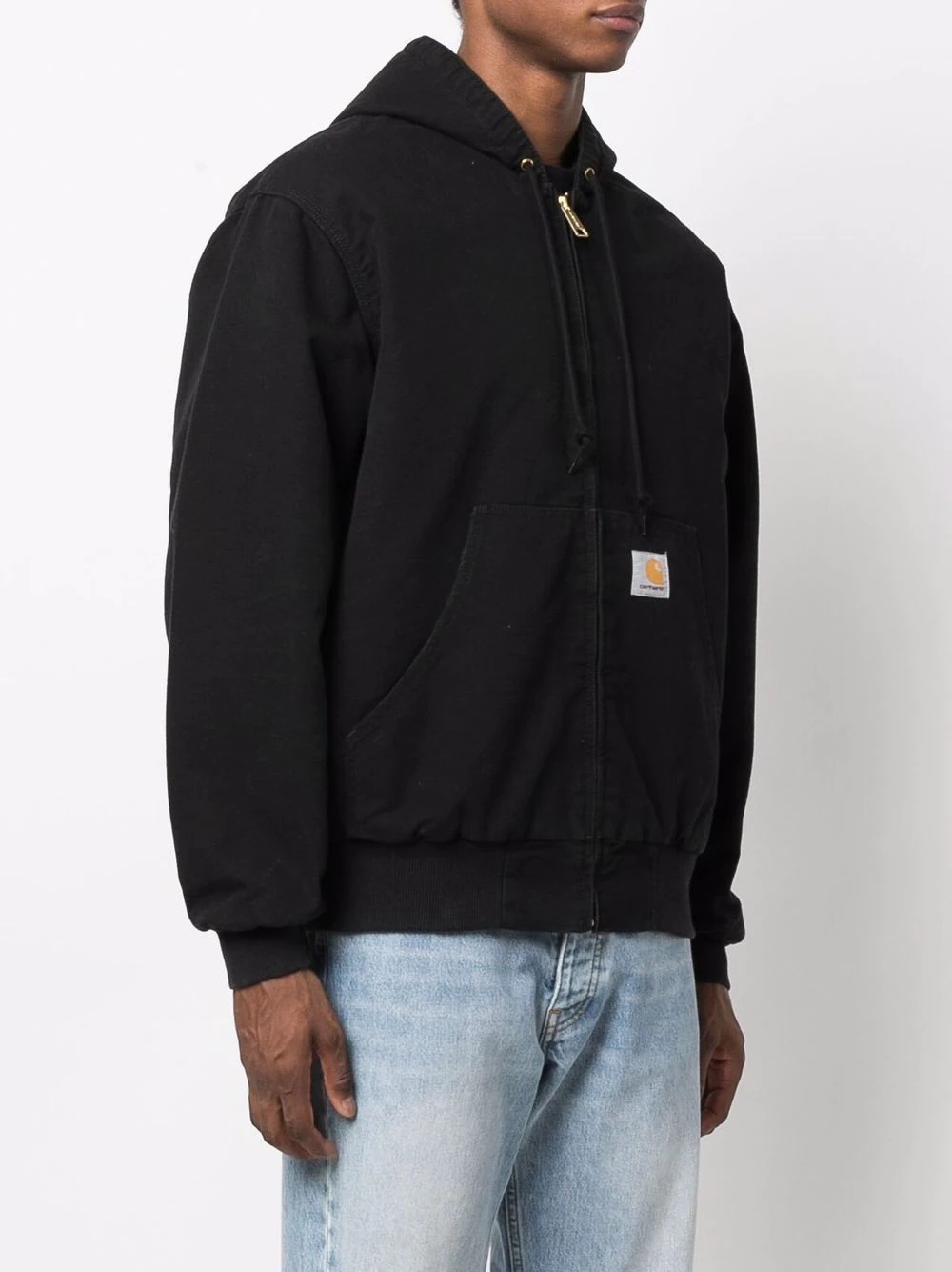 zip front hoodie - 3