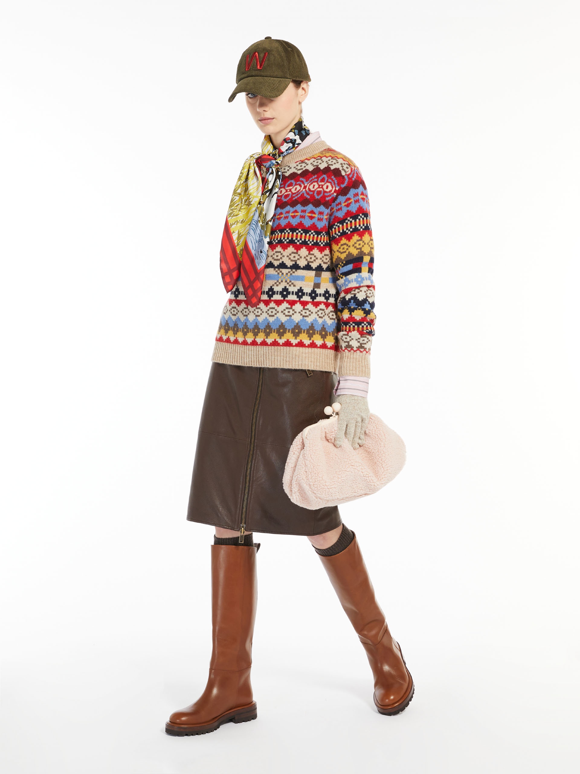 ALFONSA Nappa leather skirt - 2