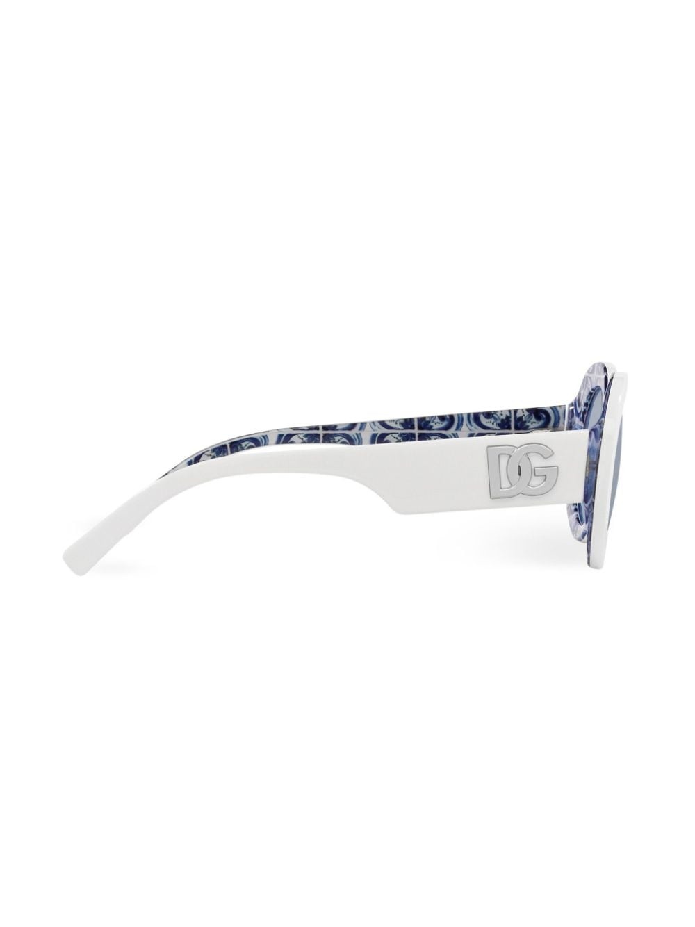 logo-embossed round-frame sunglasses - 5