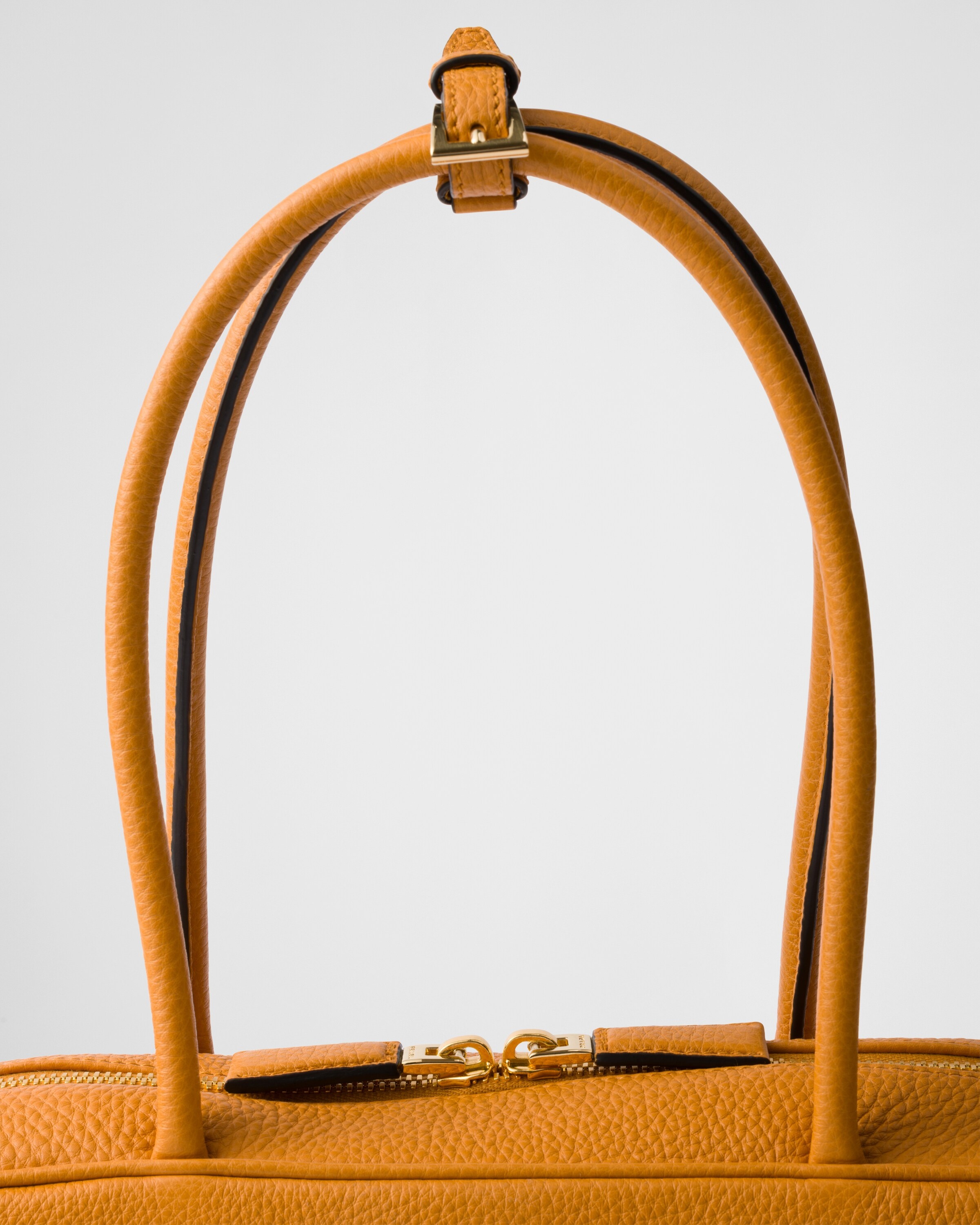 Medium leather top-handle bag - 5