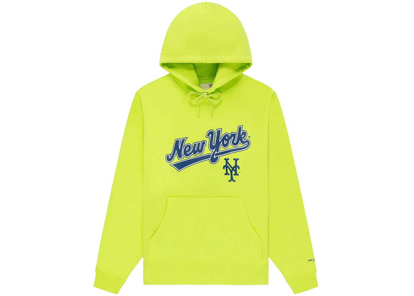 Aime Leon Dore x New York Mets Logo Hoodie Lime Green - 1