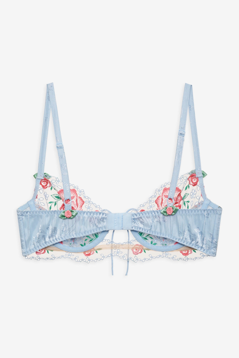 For Love & Lemons Vintage Rose Eyelet Bra outlook