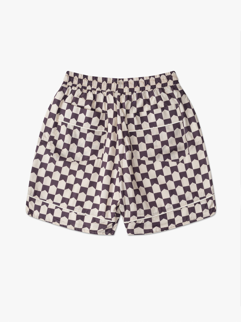 Rhude CHECKERED PJ SHORT outlook
