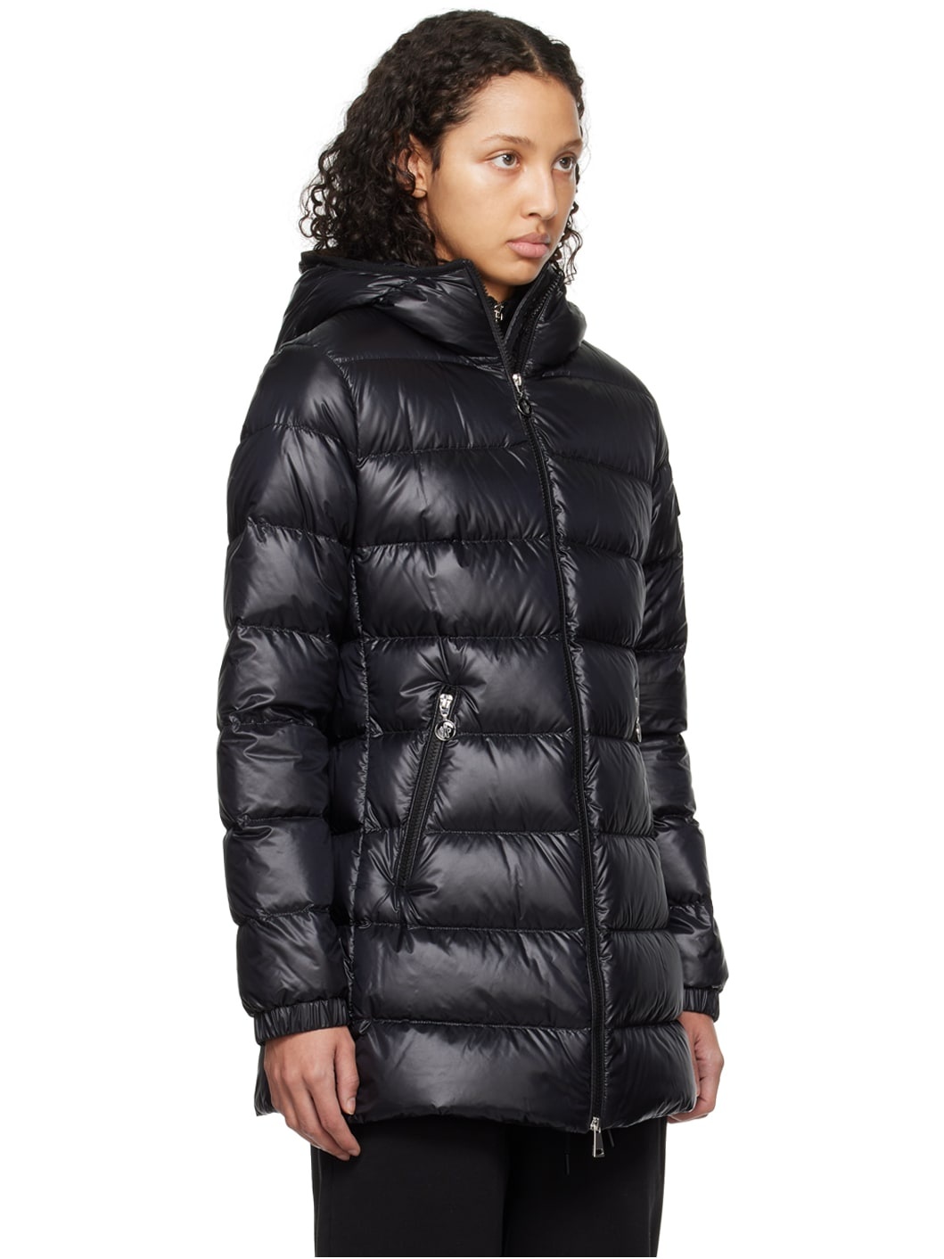 Black Glements Down Jacket - 2