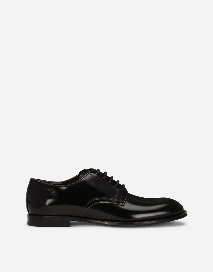 Brushed calfskin Derby shoes - 1