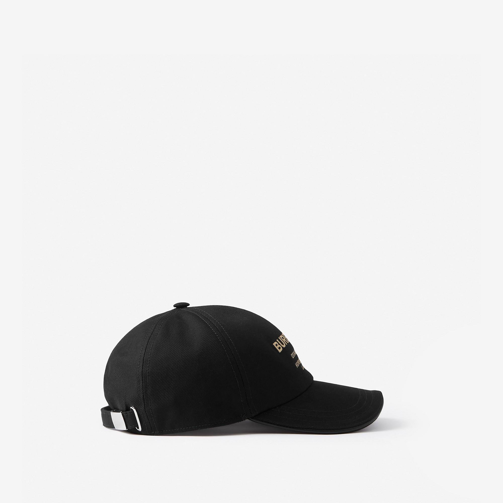 Horseferry Motif Cotton Twill Baseball Cap - 2