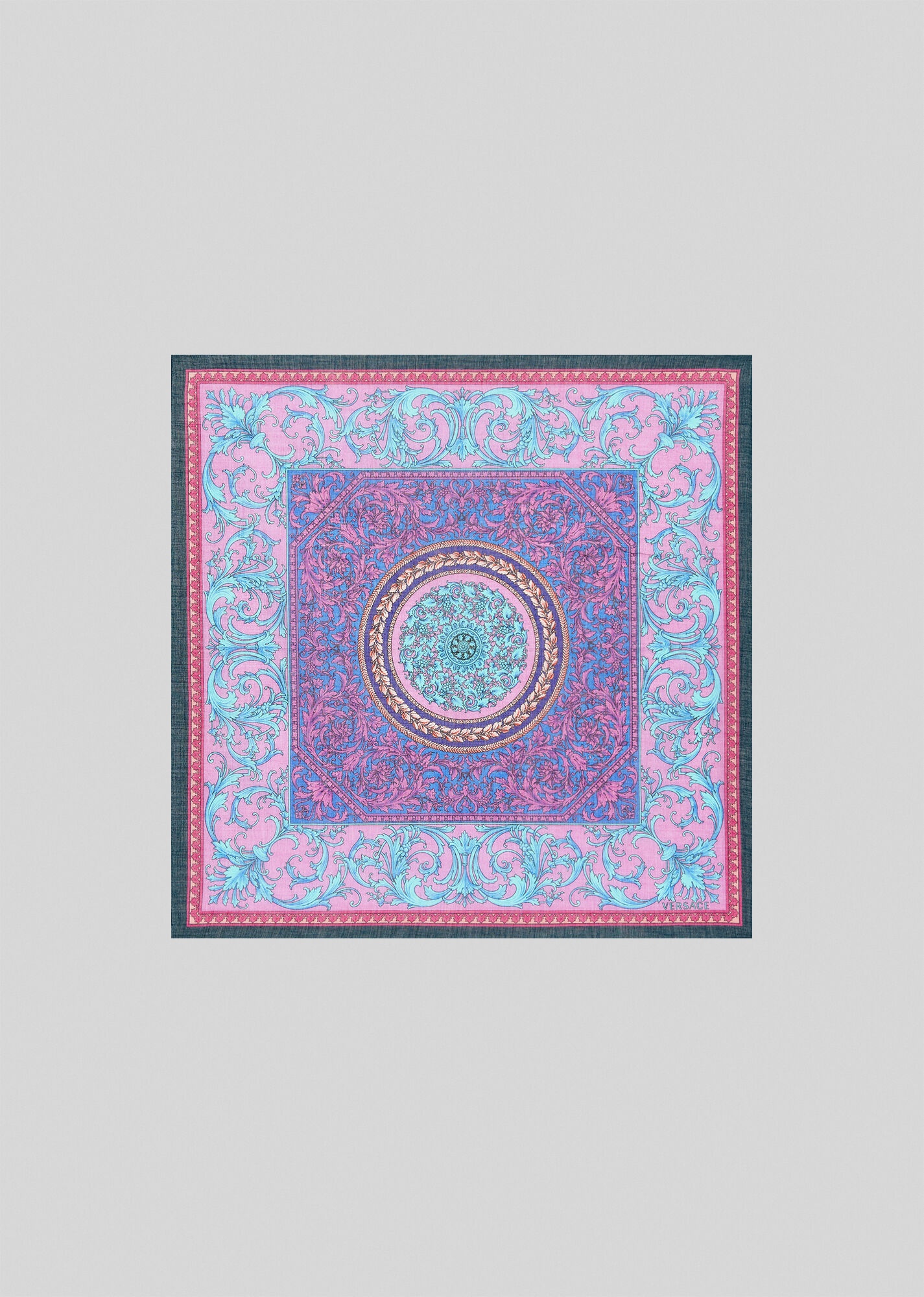 Le Pop Classique Print Silk Foulard - 1