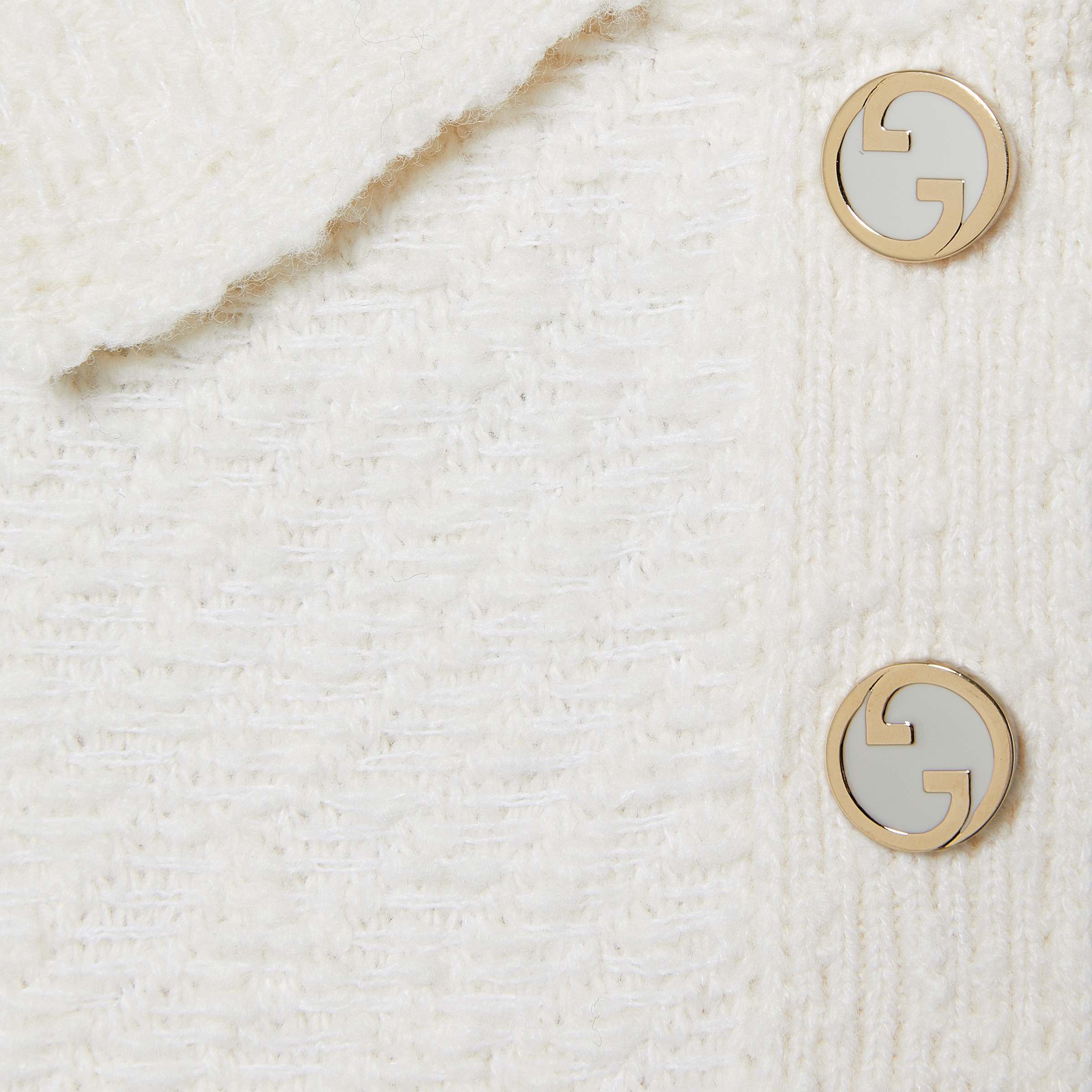 Wool bouclé polo dress - 7