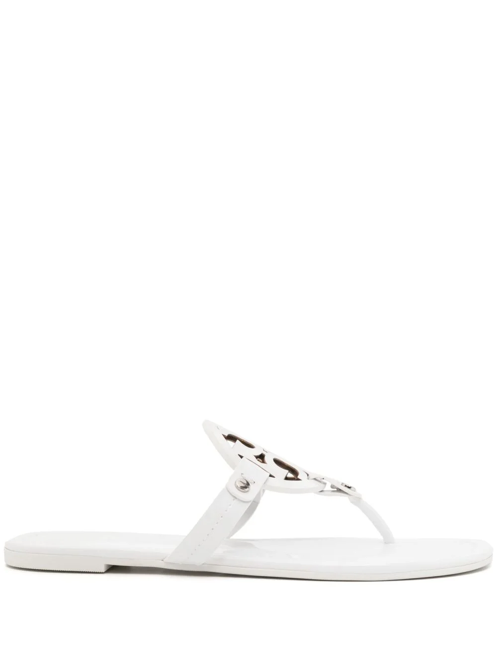 Miller cut-out leather flip-flops - 1