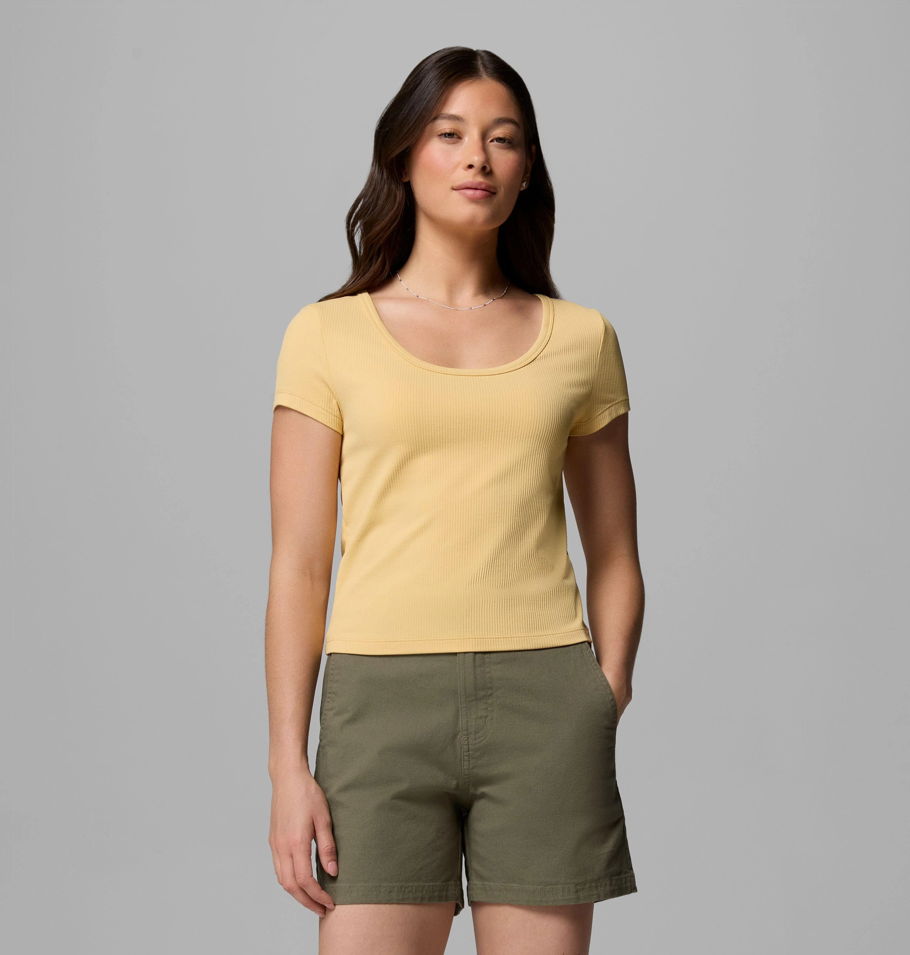 Women's Pinetown Canyon Rib Short Sleeve T-Shirt - 1