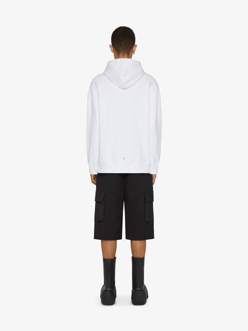 REFLECTIVE GIVENCHY SLIM FIT HOODIE IN COTTON 4