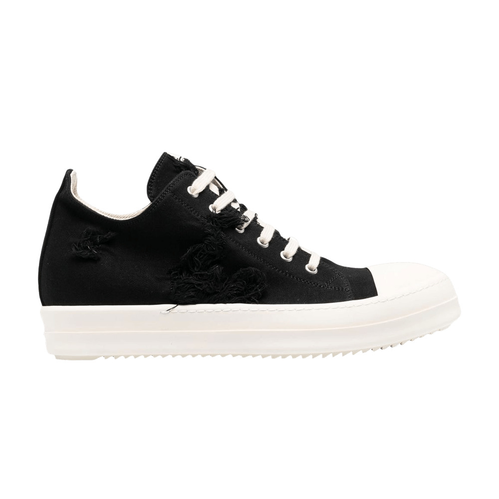 Rick Owens Wmns DRKSHDW Strobe Cotton Denim Slashed Low 'Black Milk' - 1