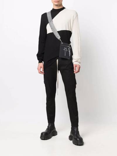 Rick Owens DRKSHDW Bolsa tiracolo com zíper outlook