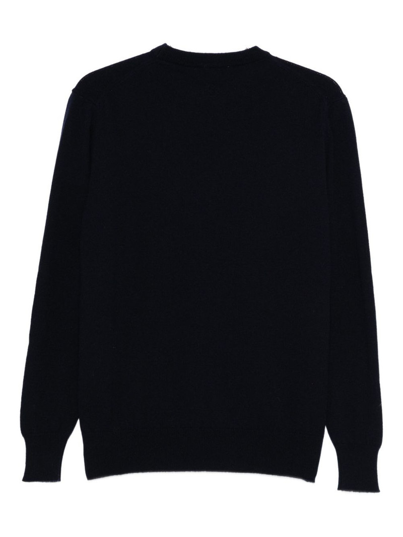 LARDINI crew-neck long-sleeve sweater outlook