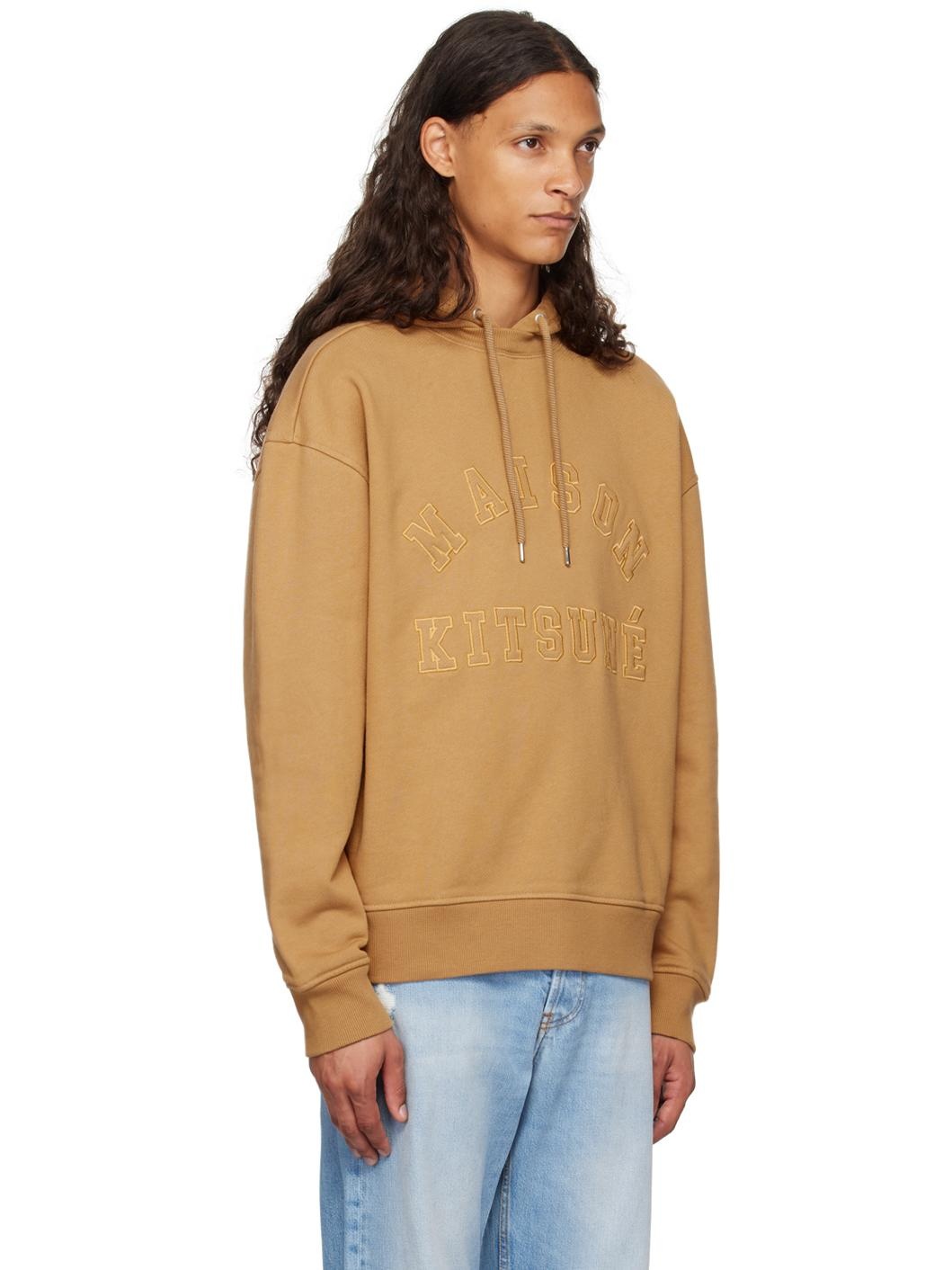 Tan Varsity Hoodie - 2
