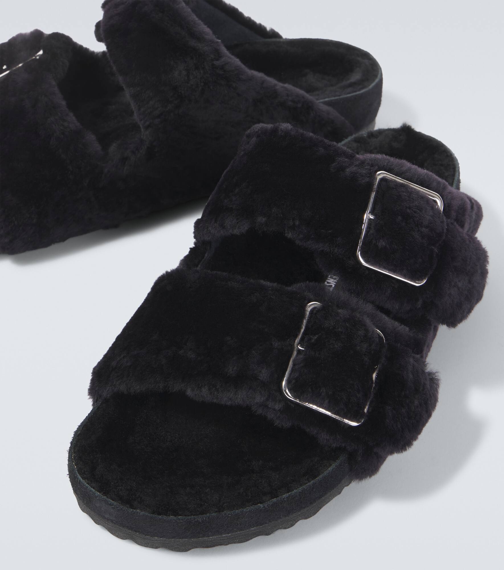 Arizona 1774 shearling-lined suede sandals - 3