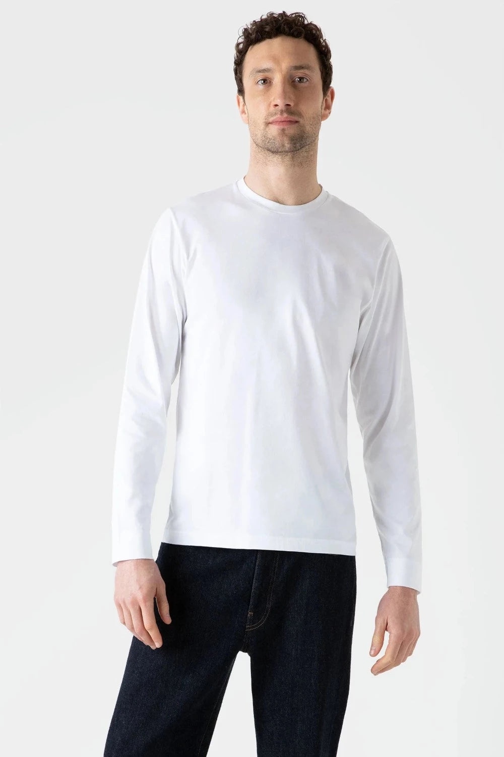 LS Riviera Midweight T‑Shirt White - 2