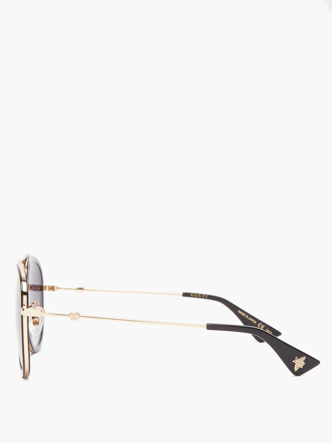 Aviator metal sunglasses - 4