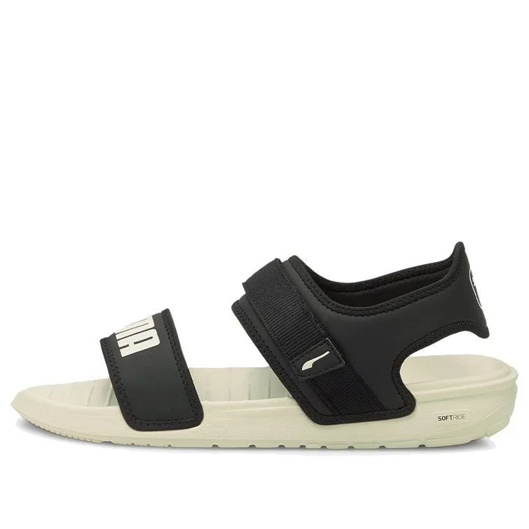 PUMA SoftRide Sandal 'Black Marshmallow' 375104-02 - 1