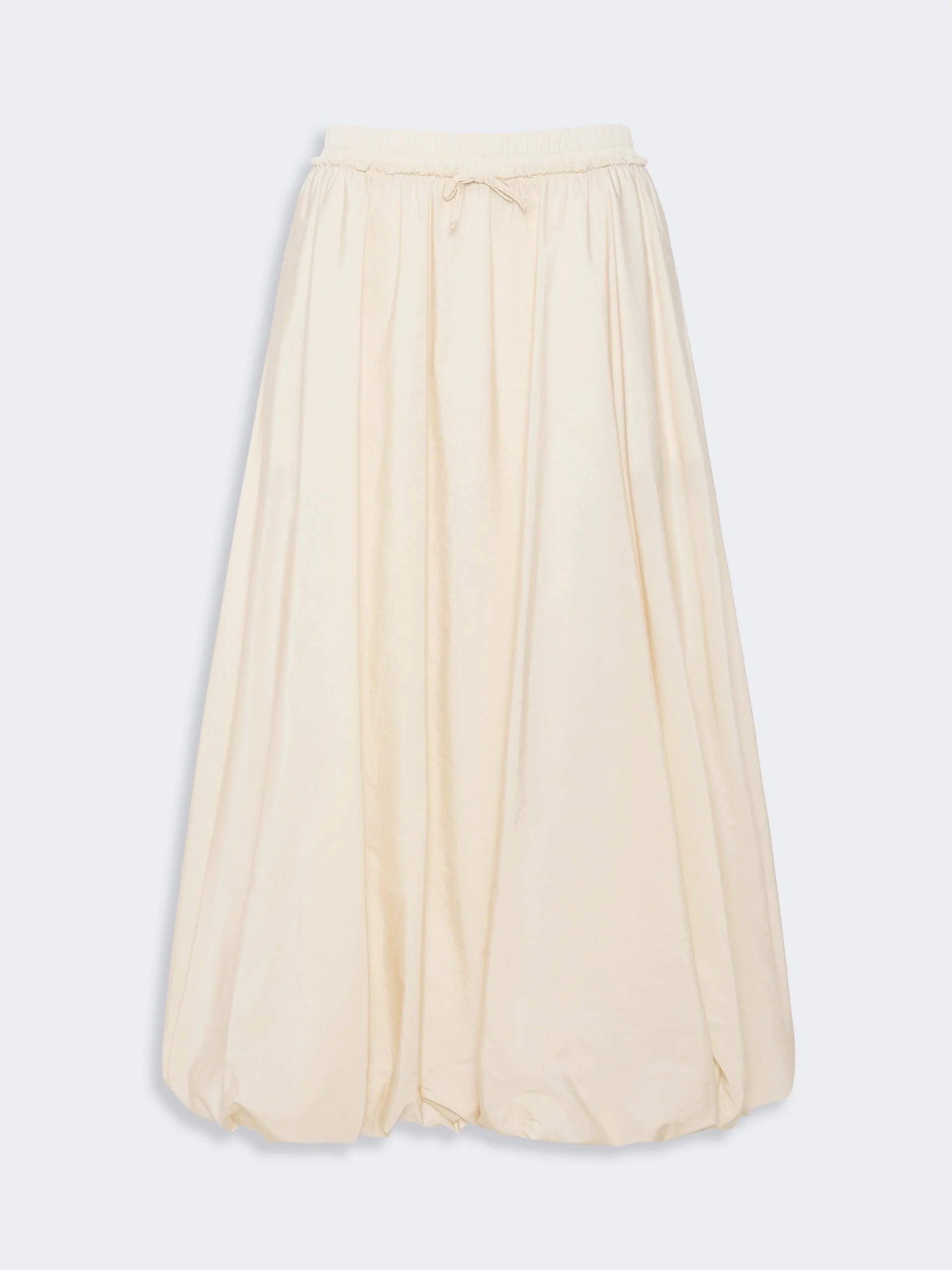 CIURMA Long water-repellent canvas skirt - IVORY - 1