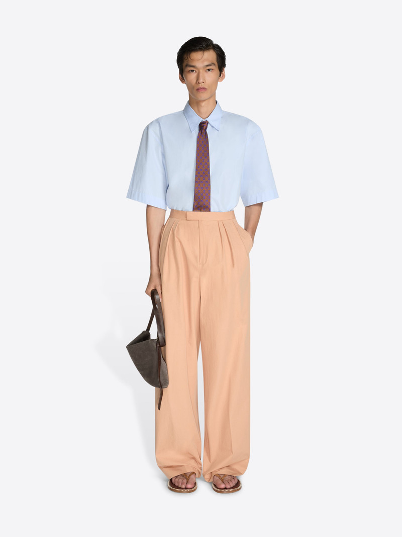 Dries Van Noten PLEATED COTTON POPLIN PANTS outlook