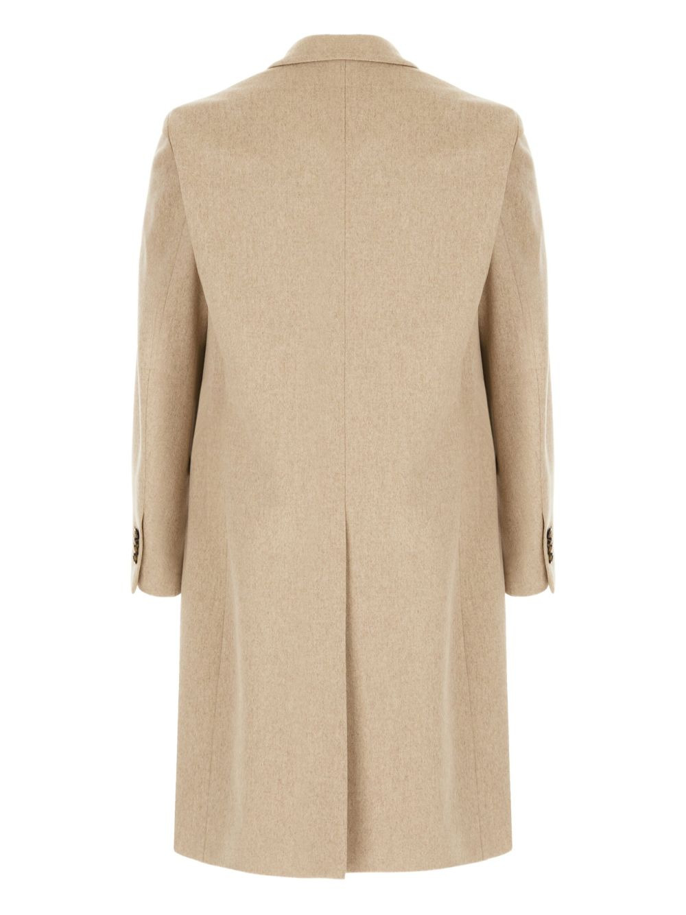 double-breasted wool coat - 2