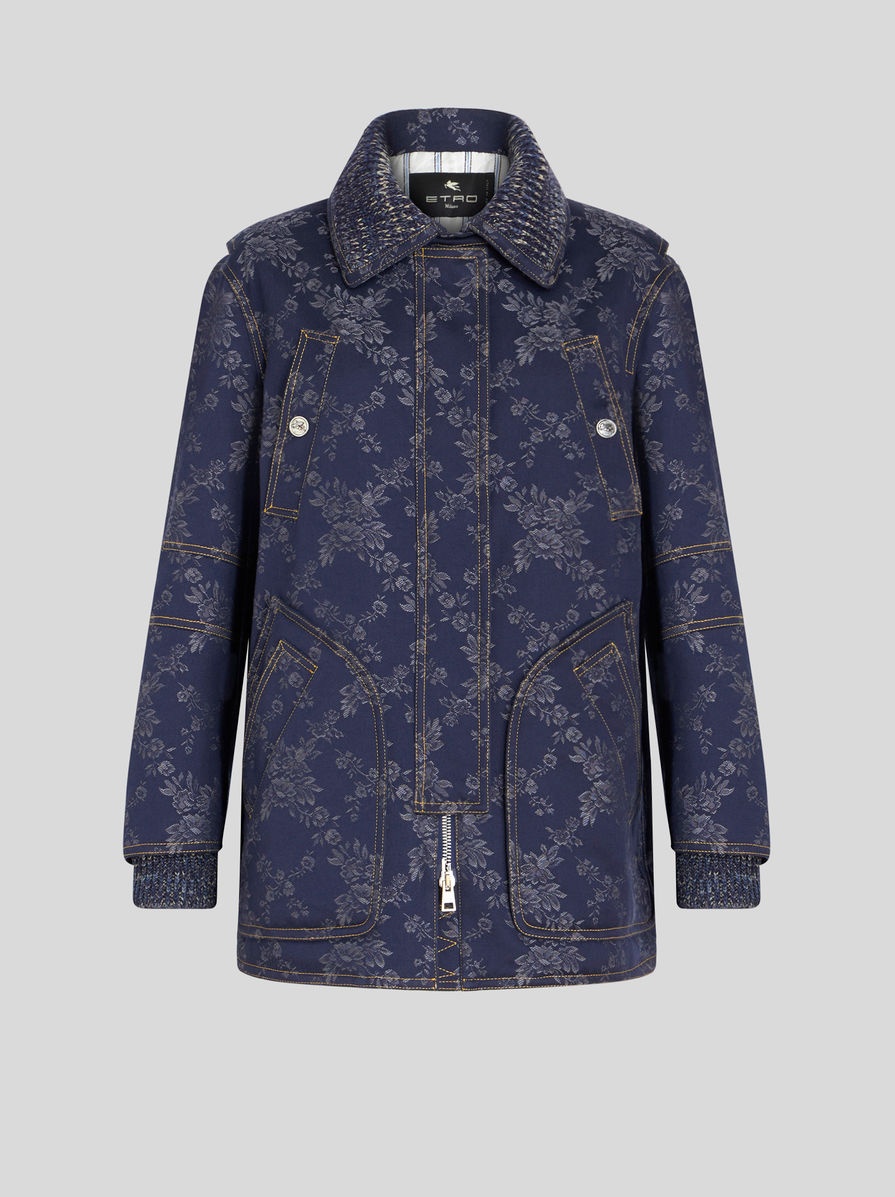 JACQUARD DENIM JACKET - 1