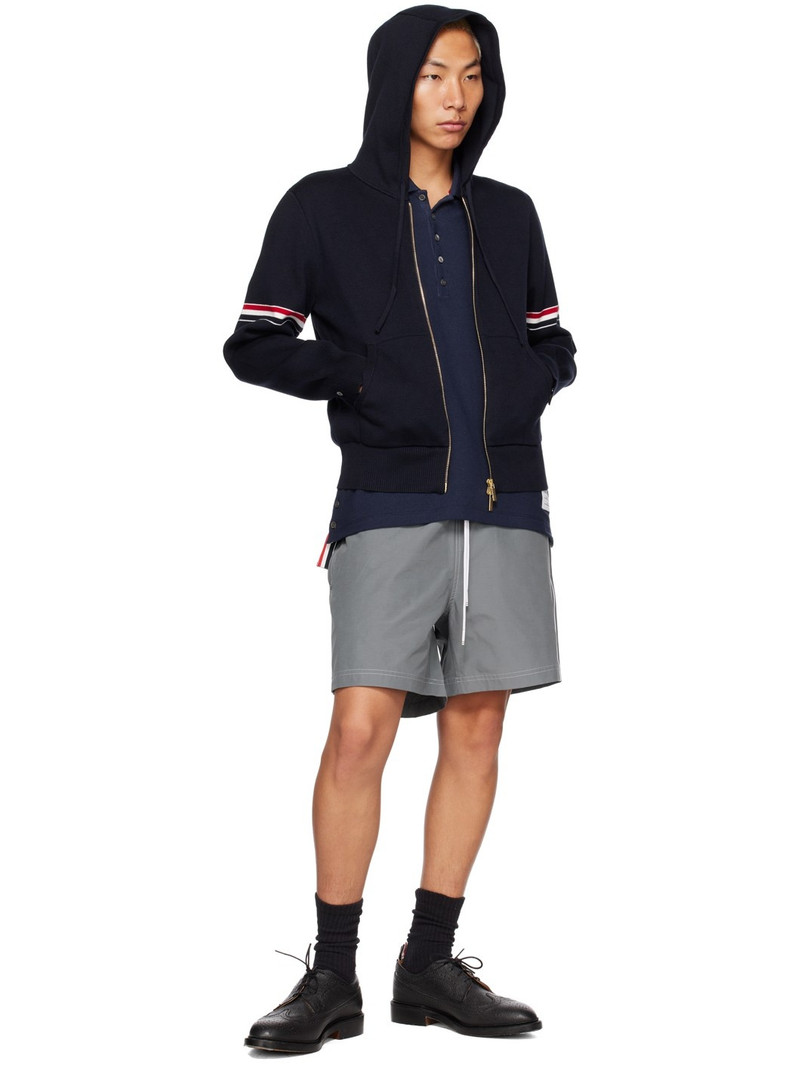 Thom Browne Thom Browne Textured Cotton Polo Shirt outlook
