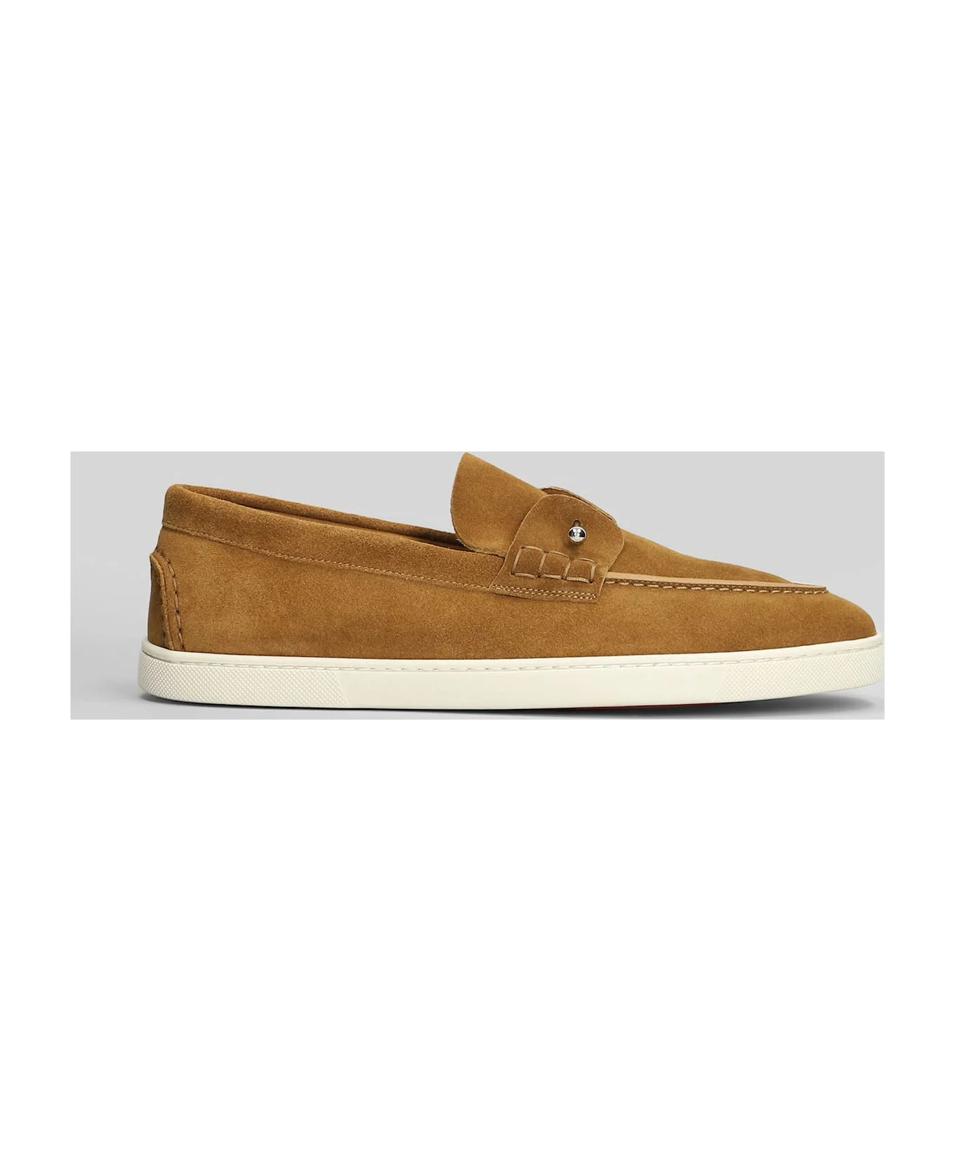 Chambeliboat Flat Loafers In Leather Color Suede - 1