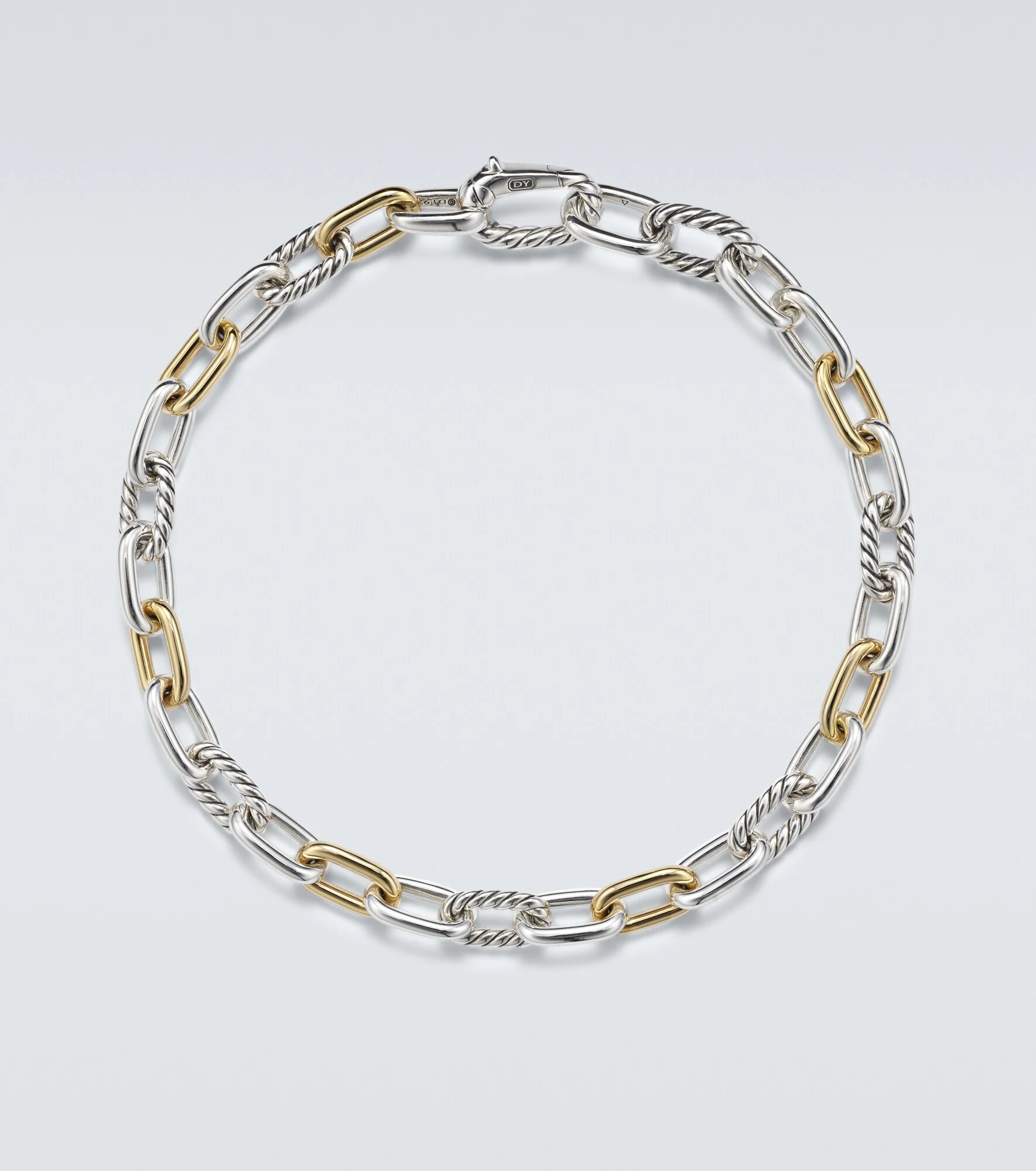 DY Madison® 925 sterling silver and 18kt gold bracelet - 1