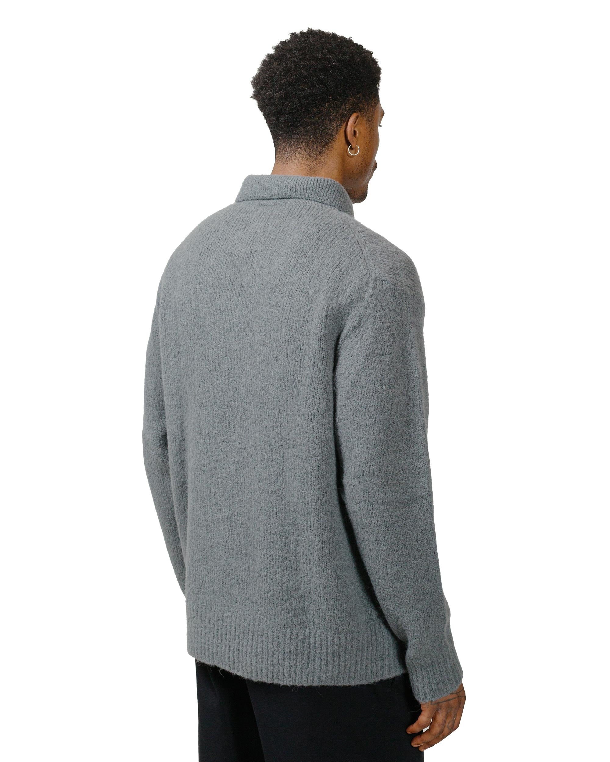 Rasmus Relaxed Brushed Polo Mouse Grey - 3