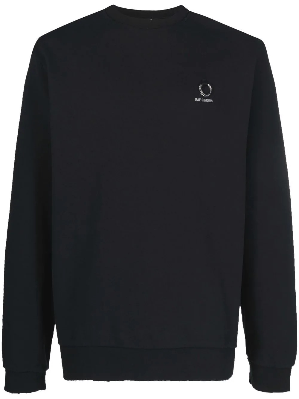 logo-plaque long-sleeved jumper - 1