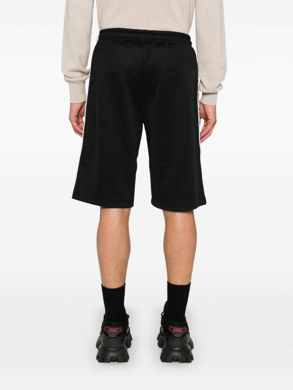 GG Web-stripe track shorts - 4