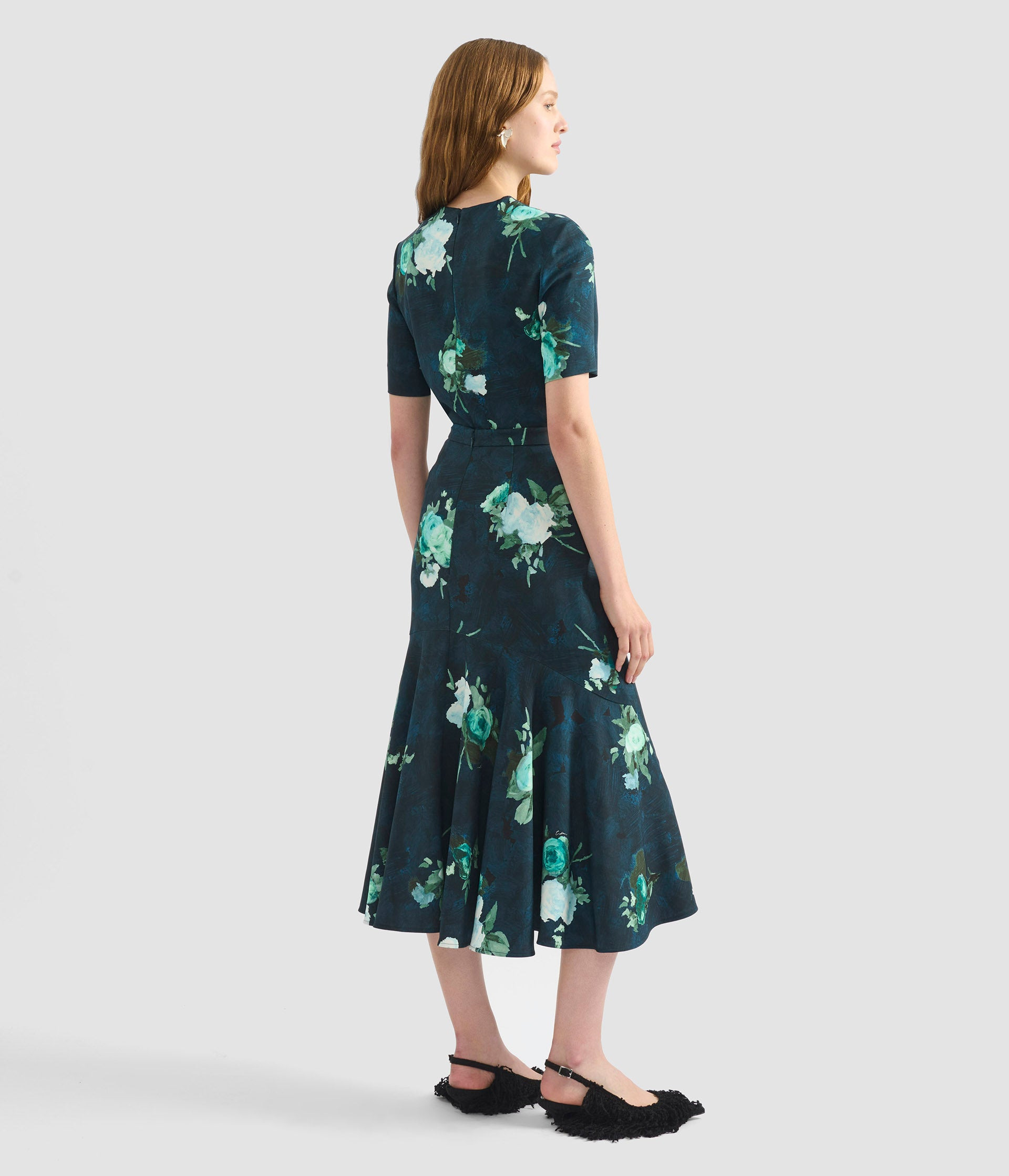 FLUTED MIDI SKIRT - 3