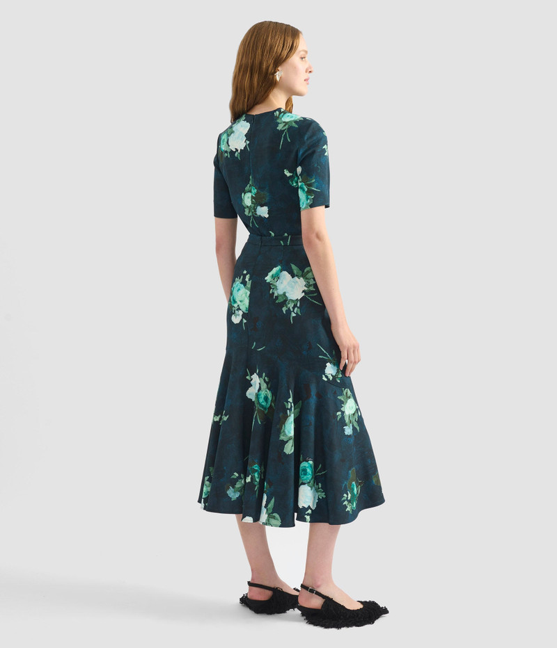 FLUTED MIDI SKIRT 3