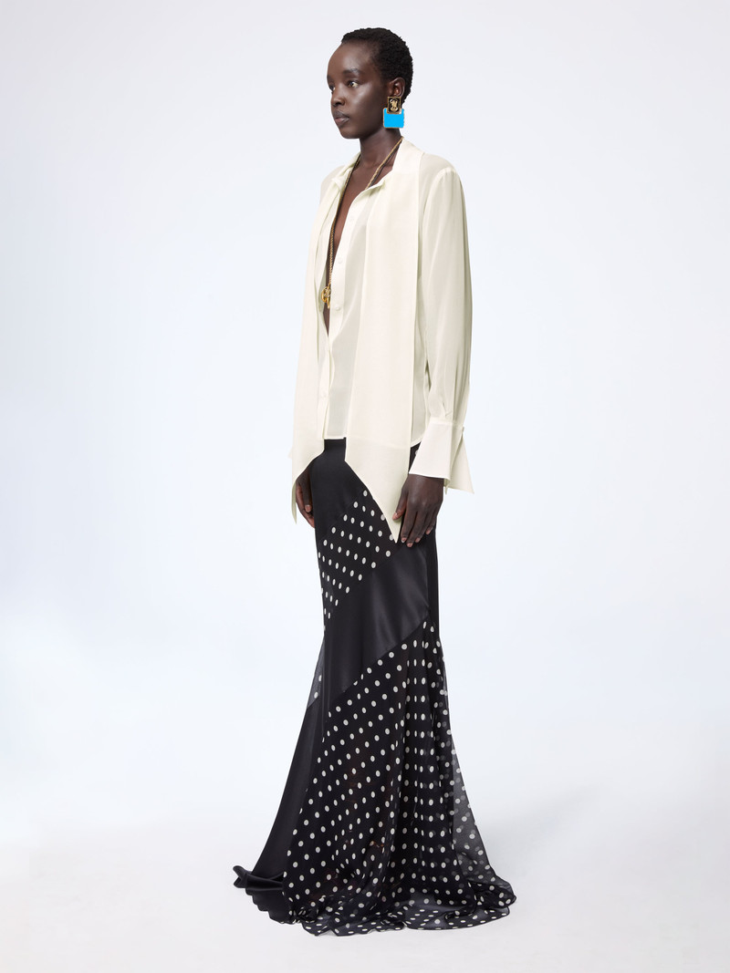 NINA RICCI Long Polka Dot Skirt outlook