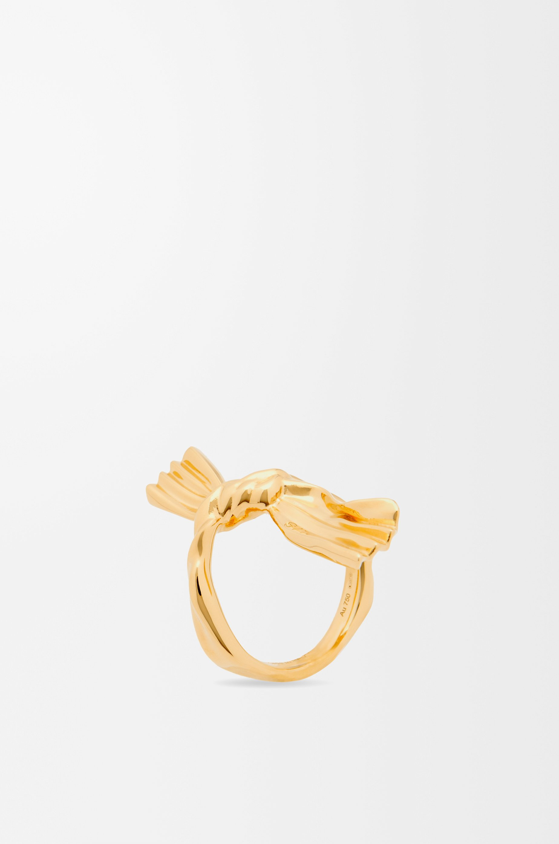 Knuckle Not ring in gold - 3