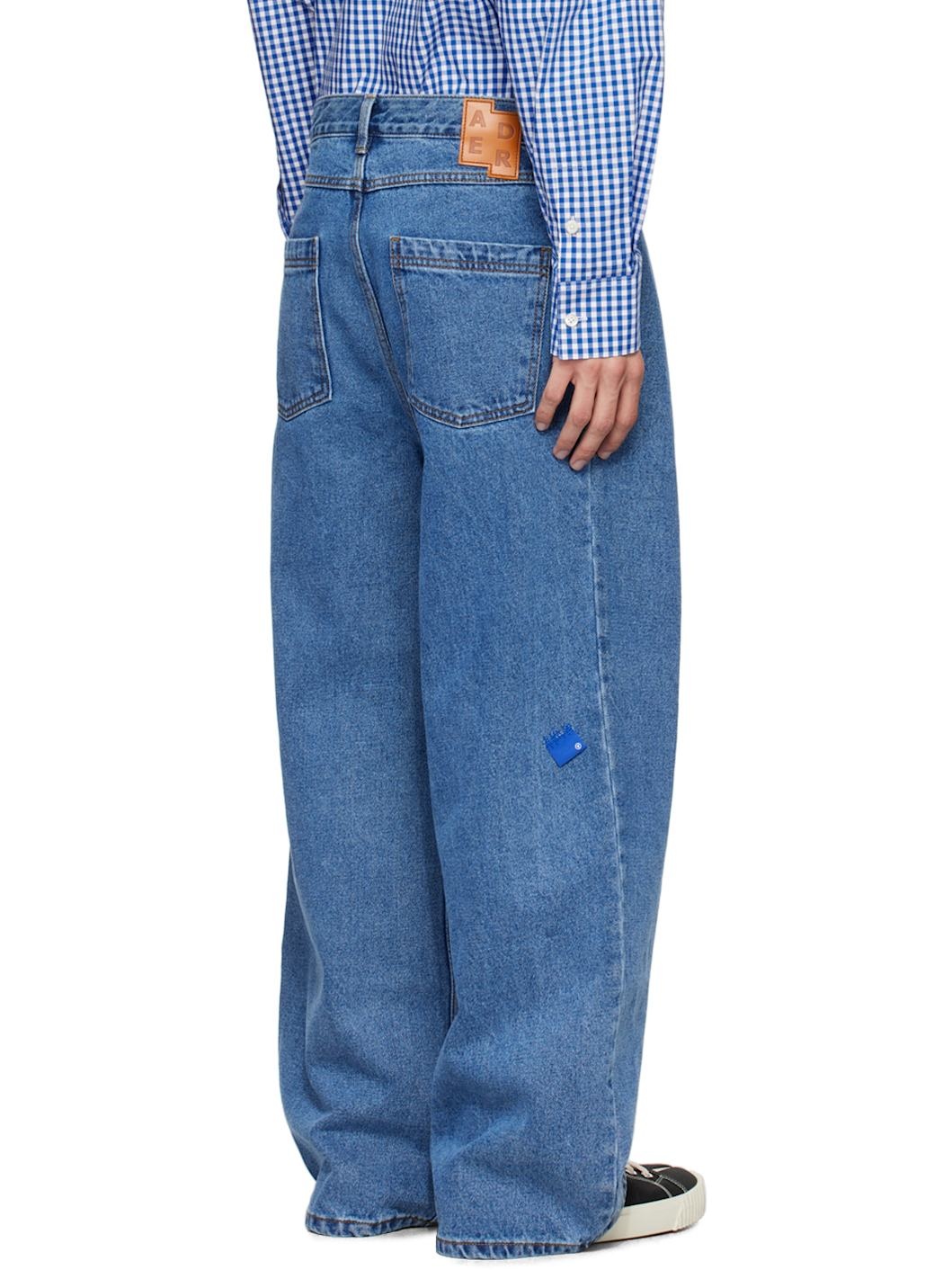 Blue TRS Tag Jeans - 3