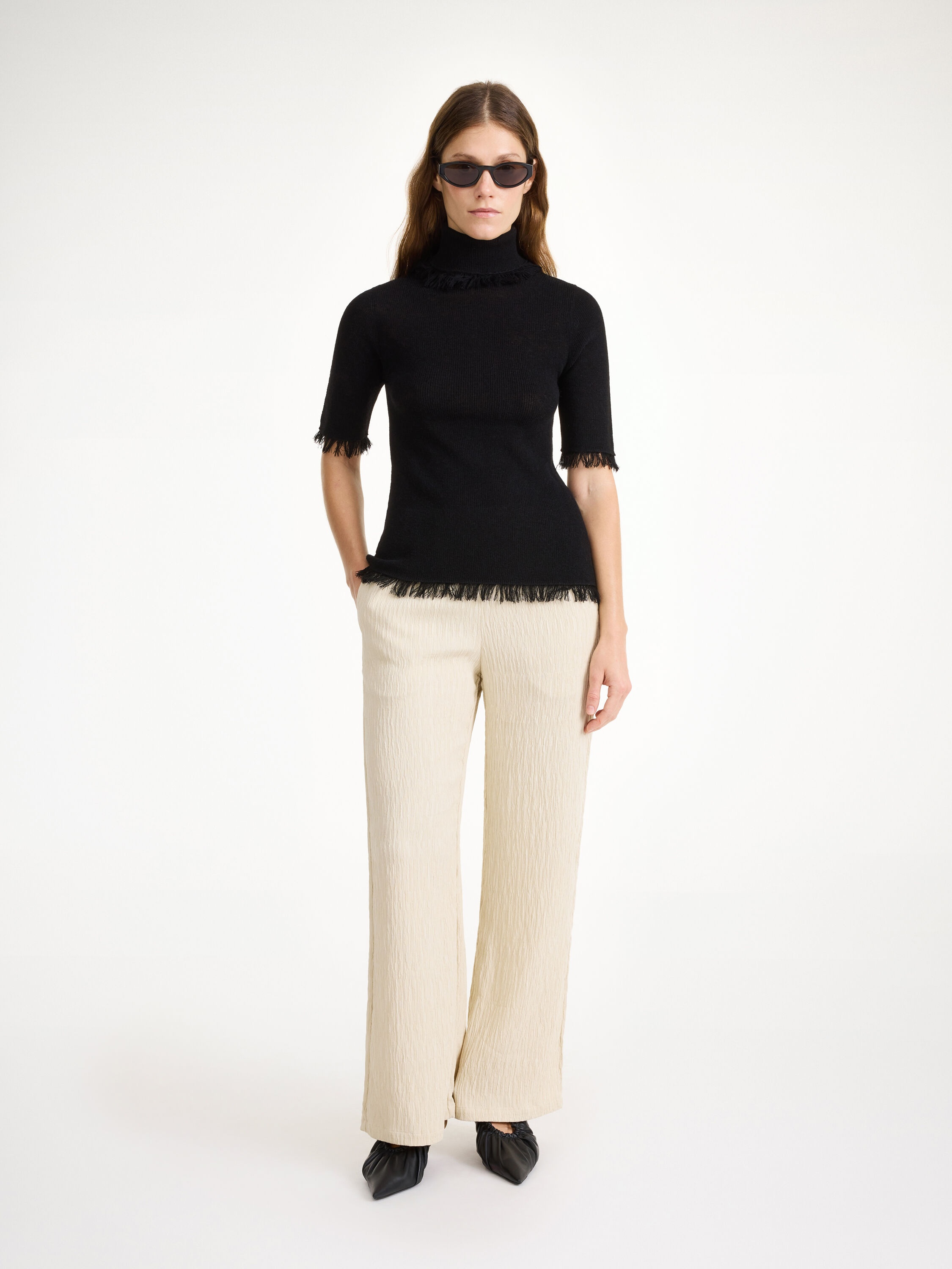 Jaxa wool-blend top - 1