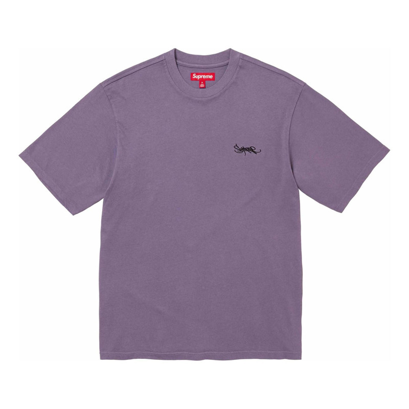 Supreme Washed Tag S/S Top 'Purple' SUP-SS24-103 - 1