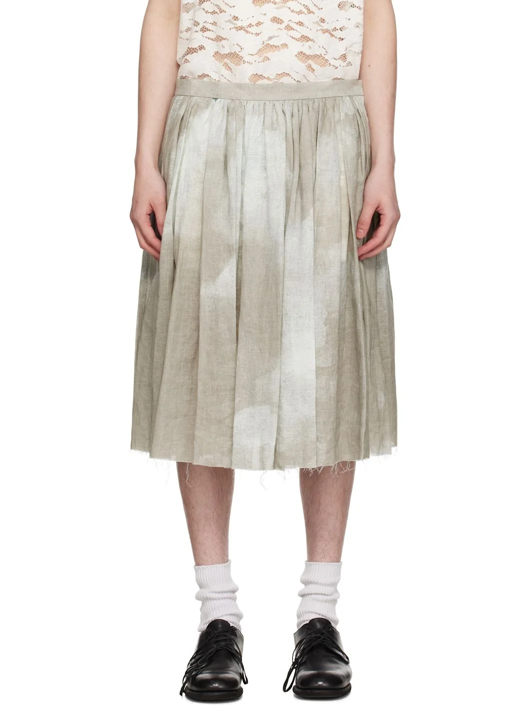 Beige UC1E4604-2 Skirt - 1