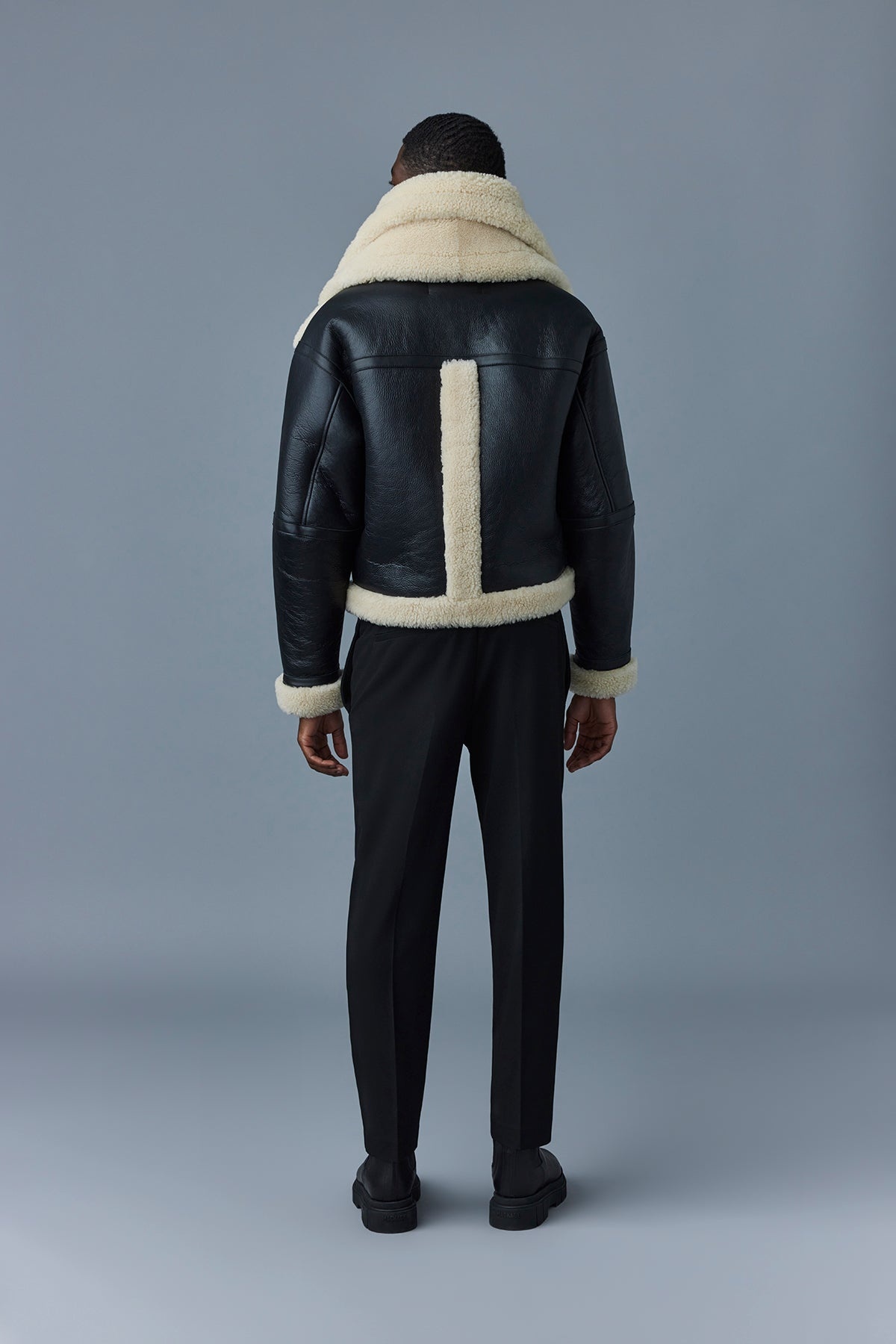 LOTTE Sheepskin jacket with double collar - 5