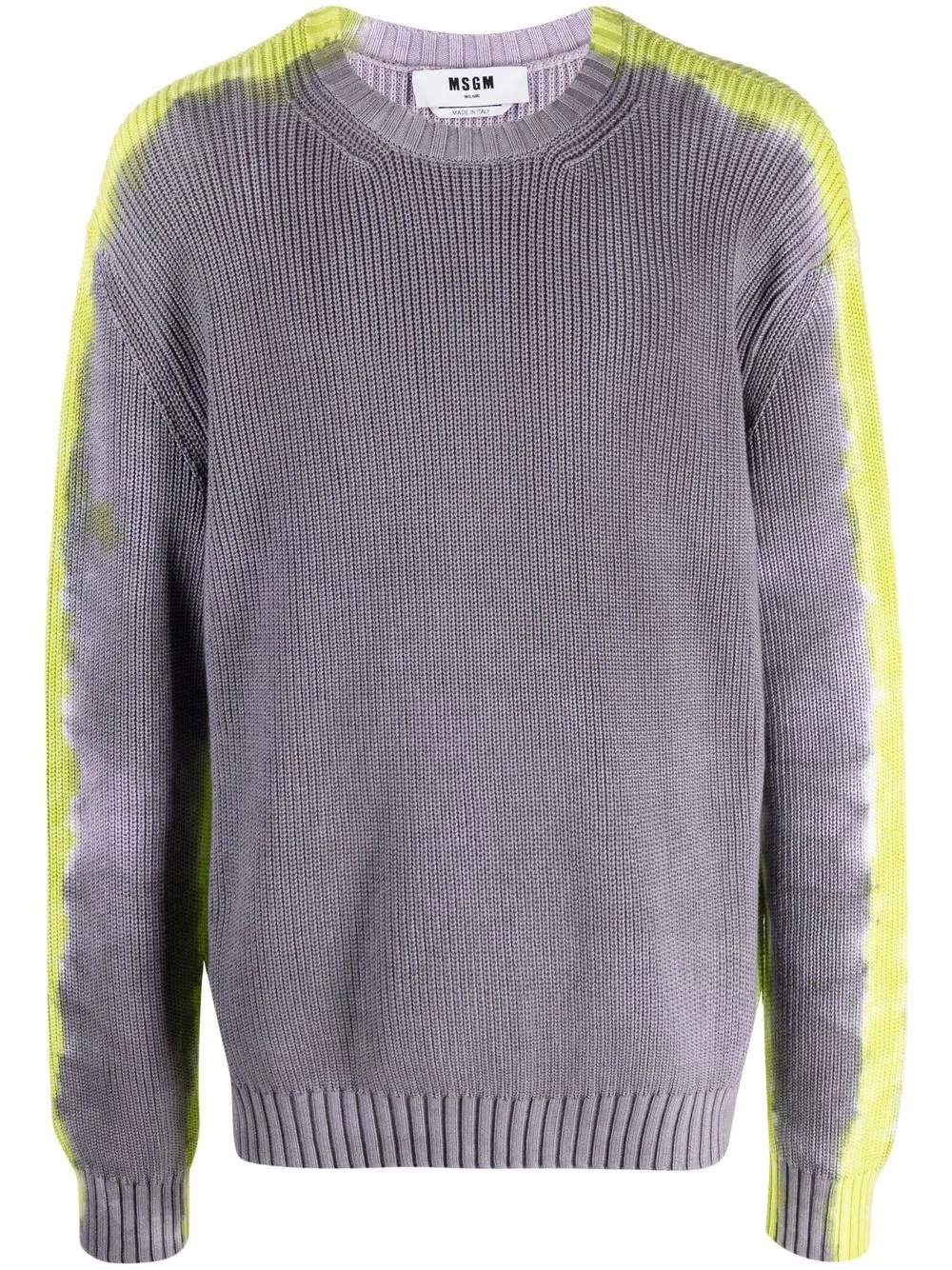 colour-block knit jumper - 1