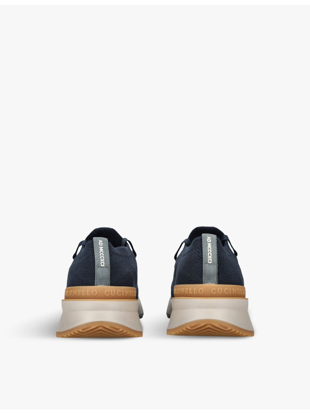 Ribbed wool-knit low-top trainers - 4