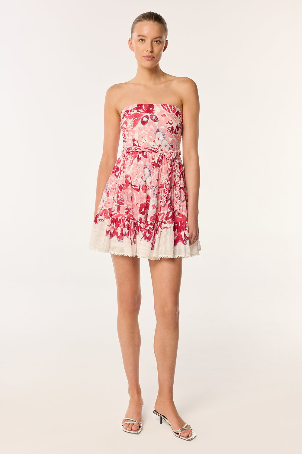 Bandeau Dress Christine - Pink Pencilleo - 4