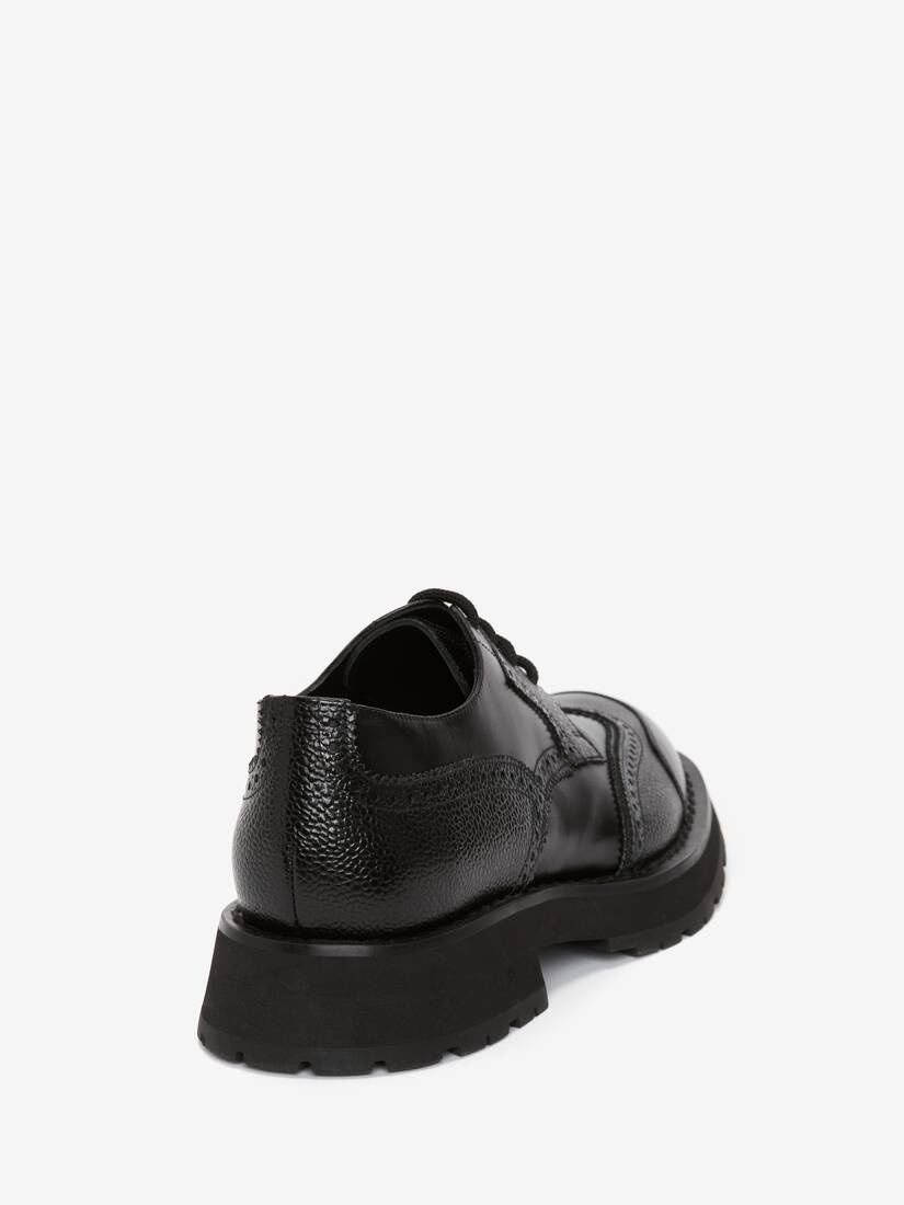 Men's Punk Worker Derby in Black - 3