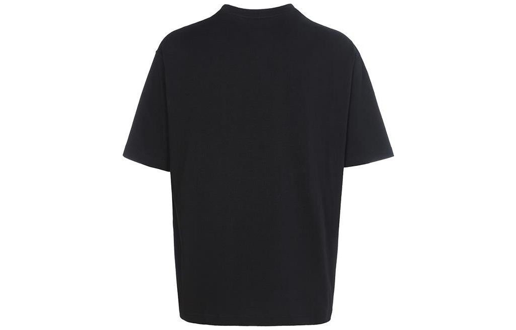 Air Jordan Solid Color Patch Round Neck Short Sleeve Black DZ7314-010 - 2