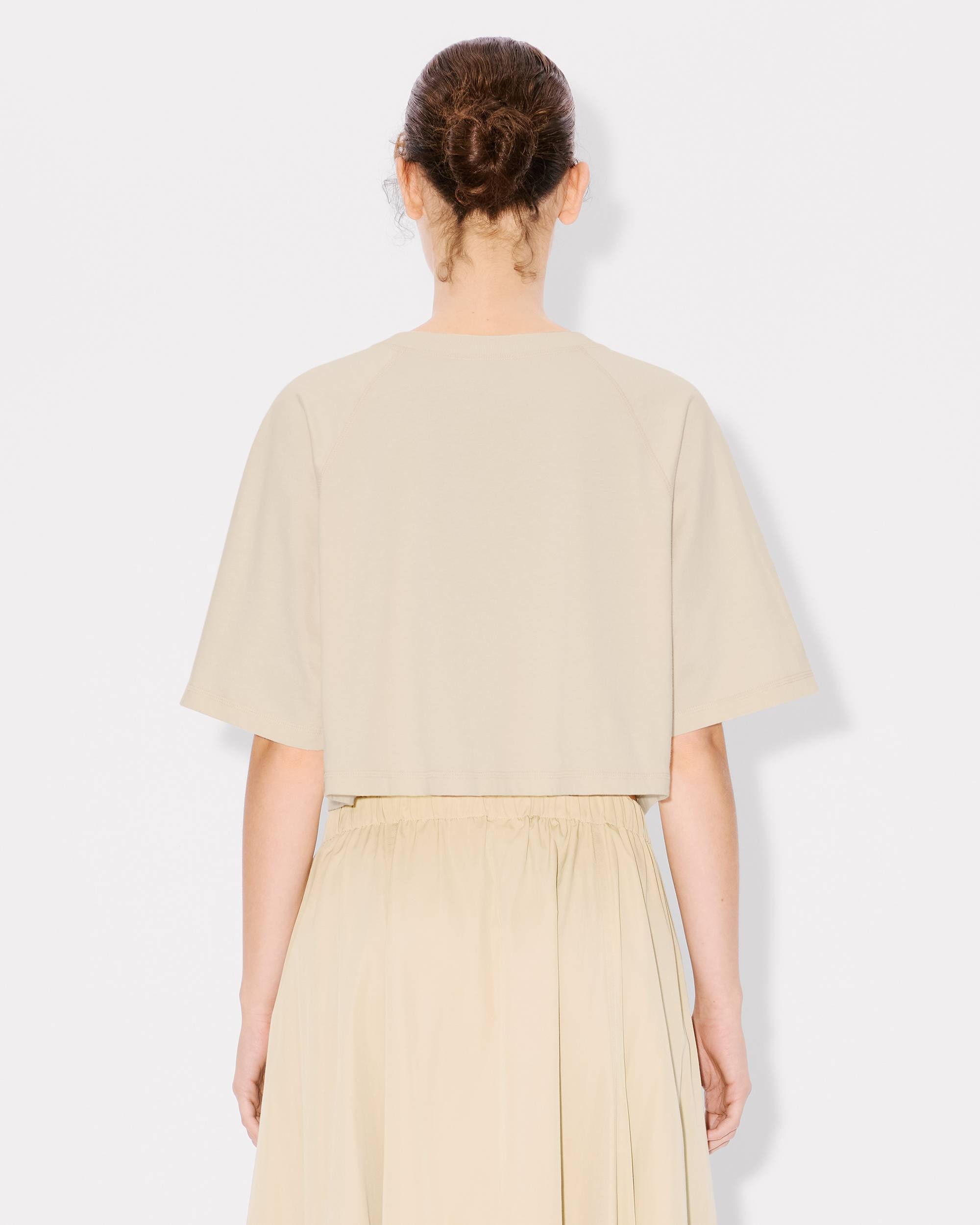 'Boke Flower 2.0' cropped T-shirt in cotton - 4